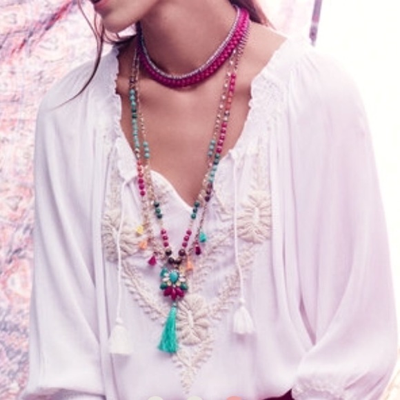 Long Tassel Necklace - Picture 4 of 6